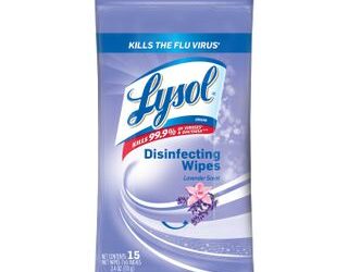 Lysol® Disinfecting Wipes – 15 Count – Lavender