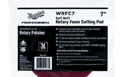 Meguiar’s® 7″ Soft Buff Rotary Foam Cutting Pad, WRFC7
