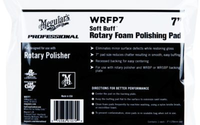 Meguiar’s® 7″ Soft Buff Rotary Foam Polishing Pad, WRFP7